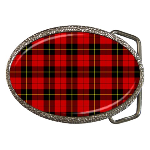 Wallace Tartan Belt Buckle from ArtsNow.com Front