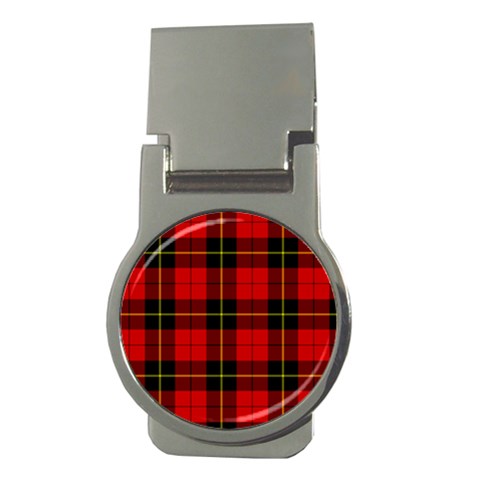 Wallace Tartan Money Clip (Round) from ArtsNow.com Front