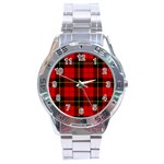 Wallace Tartan Stainless Steel Analogue Watch