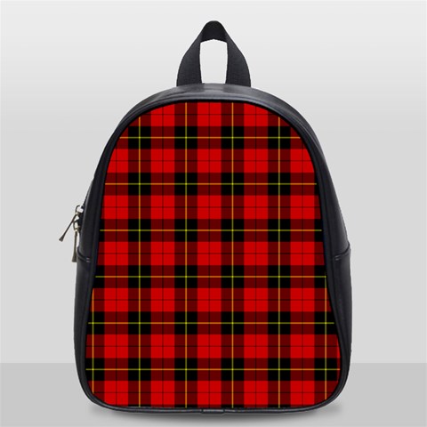 Wallace Tartan School Bag (Small) from ArtsNow.com Front