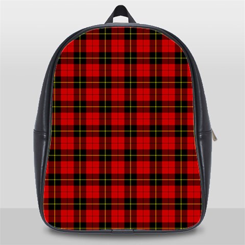 Wallace Tartan School Bag (XL) from ArtsNow.com Front