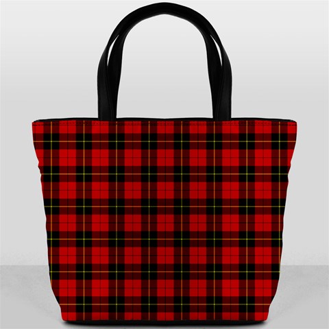 Wallace Tartan Bucket Bag from ArtsNow.com Back