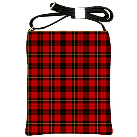 Wallace Tartan Shoulder Sling Bag from ArtsNow.com Front