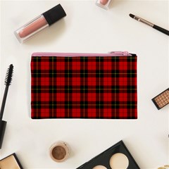 Wallace Tartan Canvas Cosmetic Bag (XS) from ArtsNow.com Back