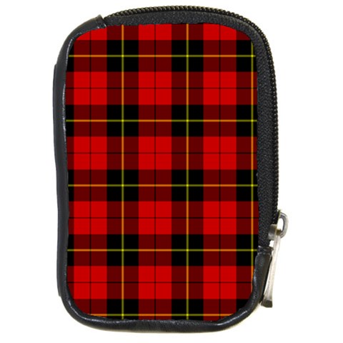 Wallace Tartan Compact Camera Leather Case from ArtsNow.com Front