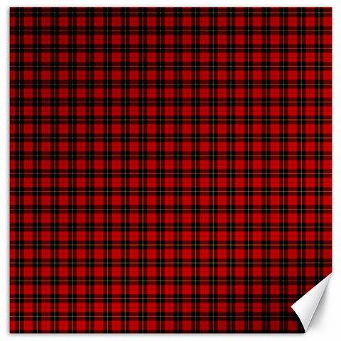 Wallace Tartan Canvas 12  x 12  from ArtsNow.com 11.4 x11.56  Canvas - 1