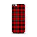 Wallace Tartan Apple iPhone 6/6S Silicone Case (Transparent)