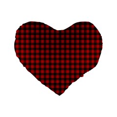 Wallace Tartan Standard 16  Premium Heart Shape Cushion from ArtsNow.com Front