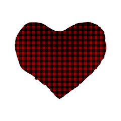 Wallace Tartan Standard 16  Premium Heart Shape Cushion from ArtsNow.com Back