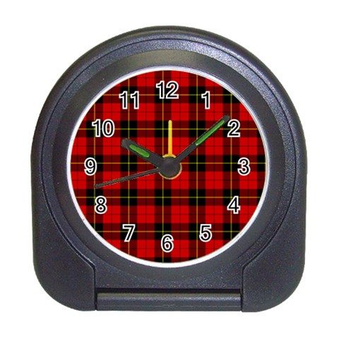 Wallace Tartan Desk Alarm Clock from ArtsNow.com Front