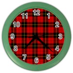 Wallace Tartan Color Wall Clock