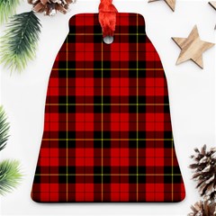 Wallace Tartan Bell Ornament (Two Sides) from ArtsNow.com Front