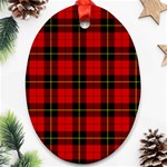 Wallace Tartan Ornament (Oval)