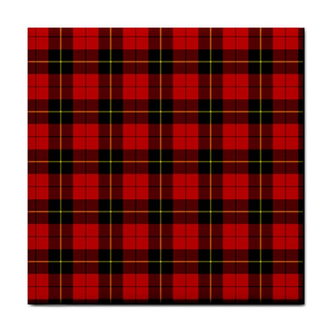 Wallace Tartan Tile Coaster from ArtsNow.com Front