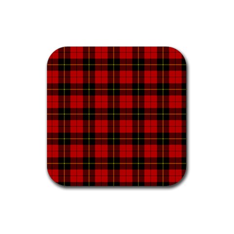 Wallace Tartan Rubber Coaster (Square) from ArtsNow.com Front