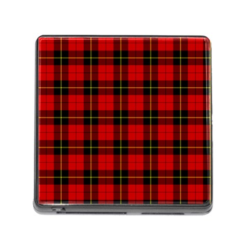 Wallace Tartan Memory Card Reader (Square) from ArtsNow.com Front