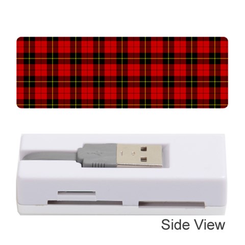 Wallace Tartan Memory Card Reader (Stick) from ArtsNow.com Front