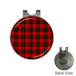 Wallace Tartan Golf Ball Marker Hat Clip