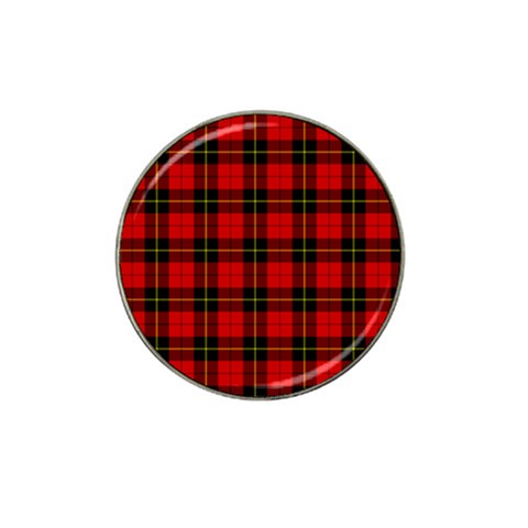 Wallace Tartan Hat Clip Ball Marker from ArtsNow.com Front