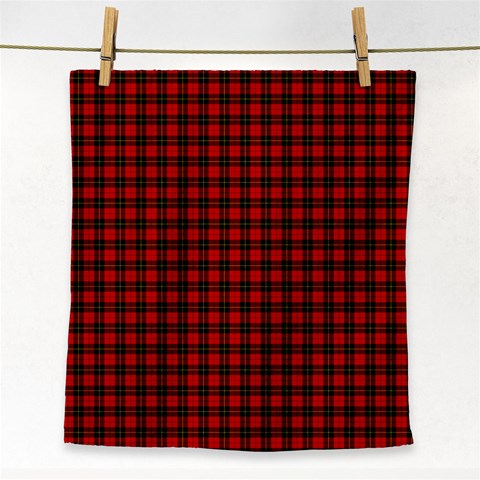 Wallace Tartan Face Towel from ArtsNow.com Front