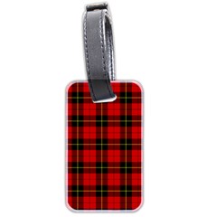 Wallace Tartan Luggage Tag (Two Sides) from ArtsNow.com Front