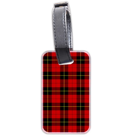 Wallace Tartan Luggage Tag (Two Sides) from ArtsNow.com Back