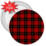 Wallace Tartan 3  Button (10 pack)