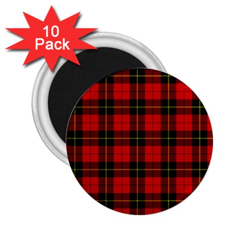 Wallace Tartan 2.25  Magnet (10 pack) from ArtsNow.com Front