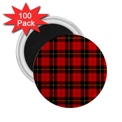 Wallace Tartan 2.25  Magnet (100 pack) from ArtsNow.com Front