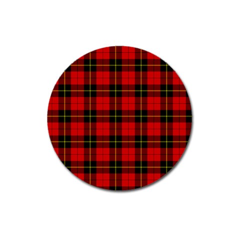 Wallace Tartan Magnet 3  (Round) from ArtsNow.com Front