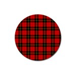 Wallace Tartan Magnet 3  (Round)