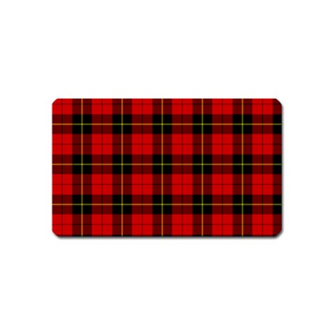 Wallace Tartan Magnet (Name Card) from ArtsNow.com Front