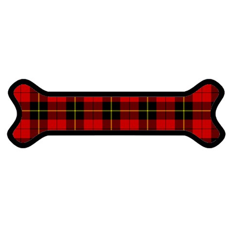 Wallace Tartan Magnet (Dog Bone) from ArtsNow.com Front