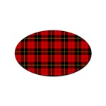 Wallace Tartan Sticker (Oval)