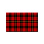 Wallace Tartan Sticker (Rectangular)