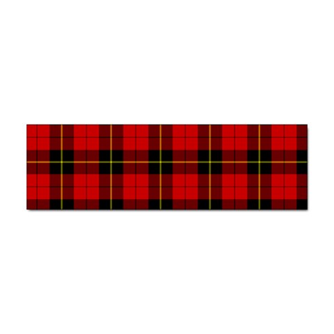 Wallace Tartan Sticker (Bumper) from ArtsNow.com Front