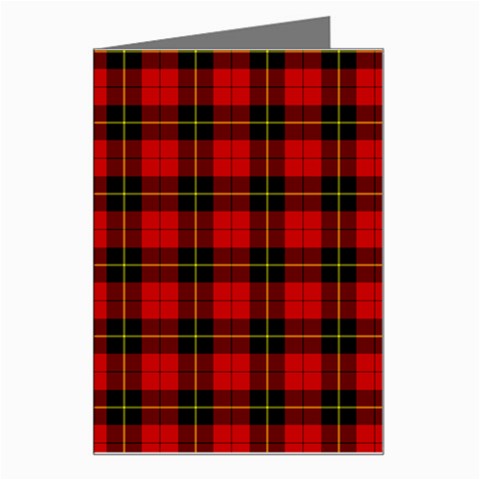 Wallace Tartan Greeting Card from ArtsNow.com Left