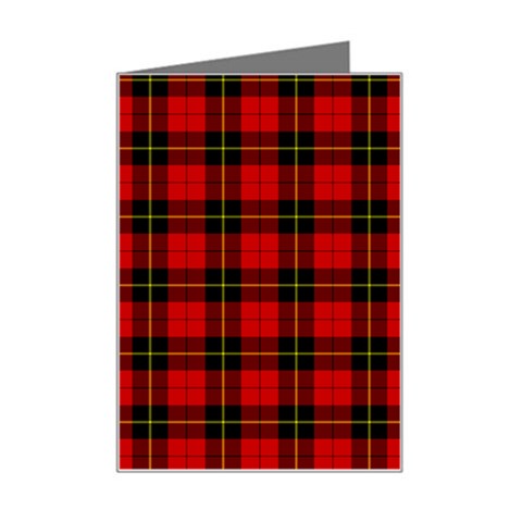 Wallace Tartan Mini Greeting Card from ArtsNow.com Left