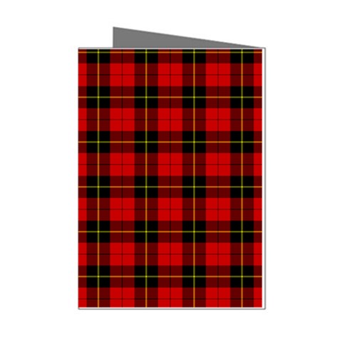 Wallace Tartan Mini Greeting Cards (Pkg of 8) from ArtsNow.com Left