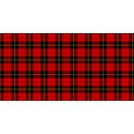 Wallace Tartan YOU ARE INVITED 3D Greeting Card (8x4)