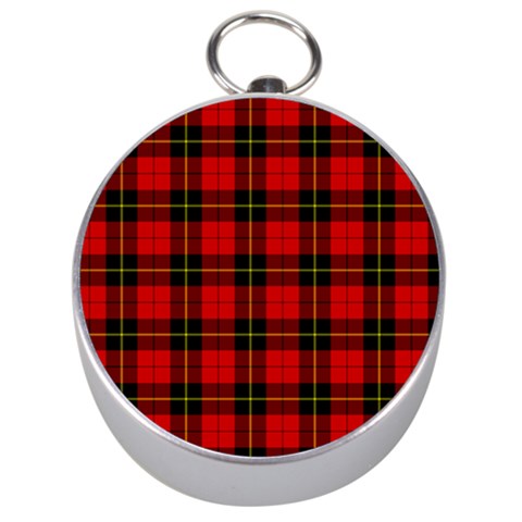 Wallace Tartan Silver Compass from ArtsNow.com Front