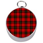 Wallace Tartan Silver Compass