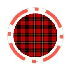 Wallace Tartan Poker Chip Card Guard from ArtsNow.com Front