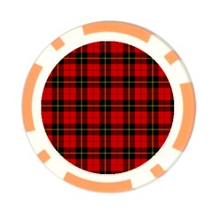 Wallace Tartan Poker Chip Card Guard from ArtsNow.com Front