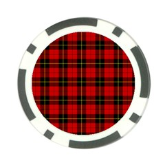 Wallace Tartan Poker Chip Card Guard from ArtsNow.com Back