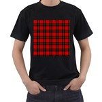 Wallace Tartan Men s T-Shirt (Black)