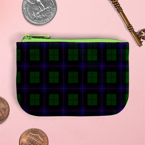 Armstrong Tartan Mini Coin Purse from ArtsNow.com Front