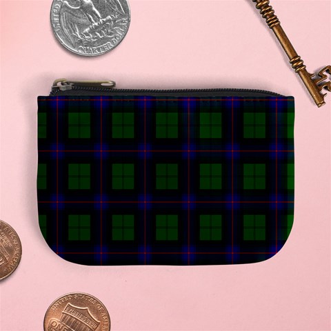 Armstrong Tartan Mini Coin Purse from ArtsNow.com Front