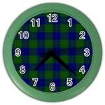 Barclay Tartan Color Wall Clock