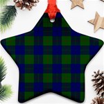 Barclay Tartan Ornament (Star)